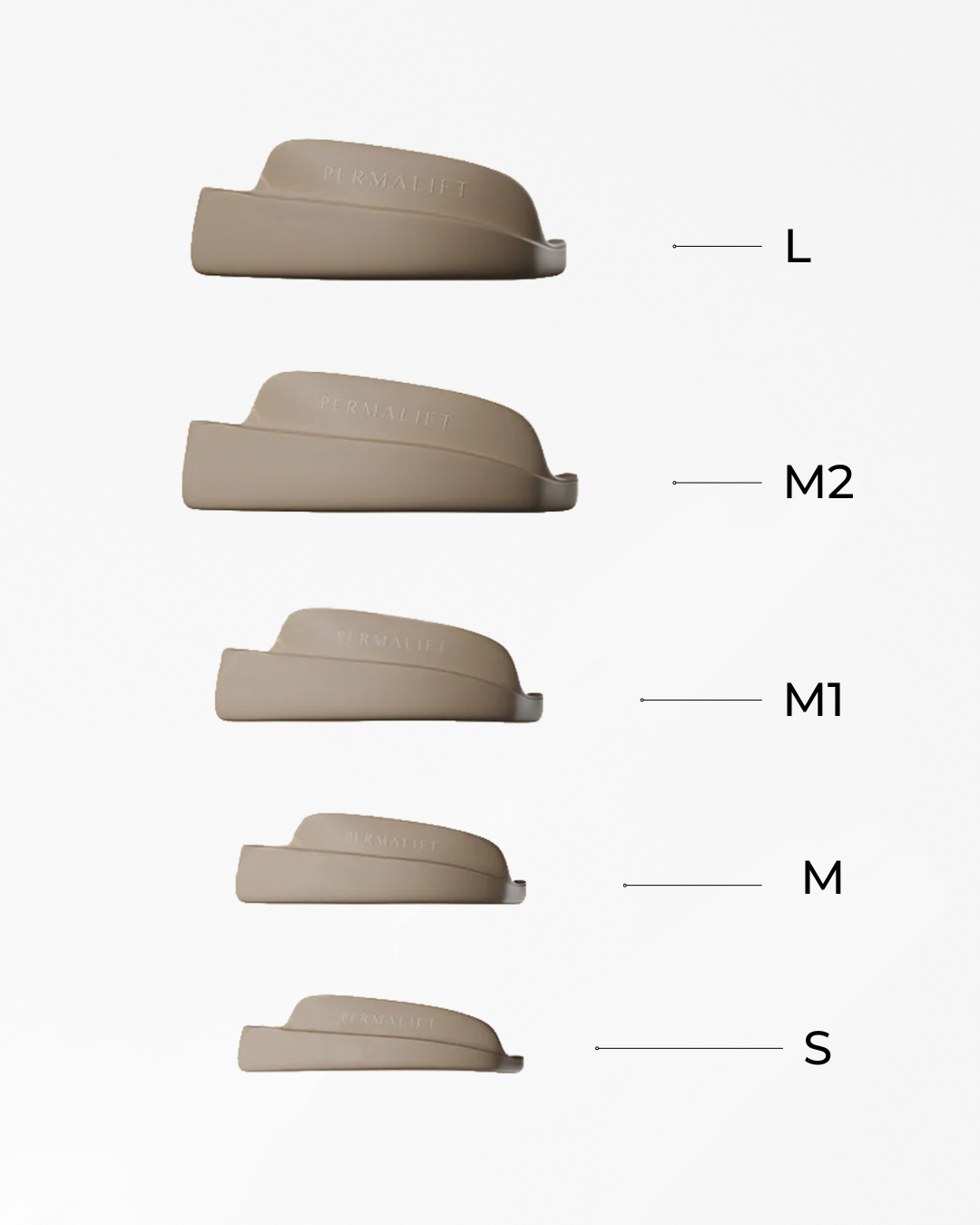 Silikon Lashlift Spolar PRO - 5 Storlekar