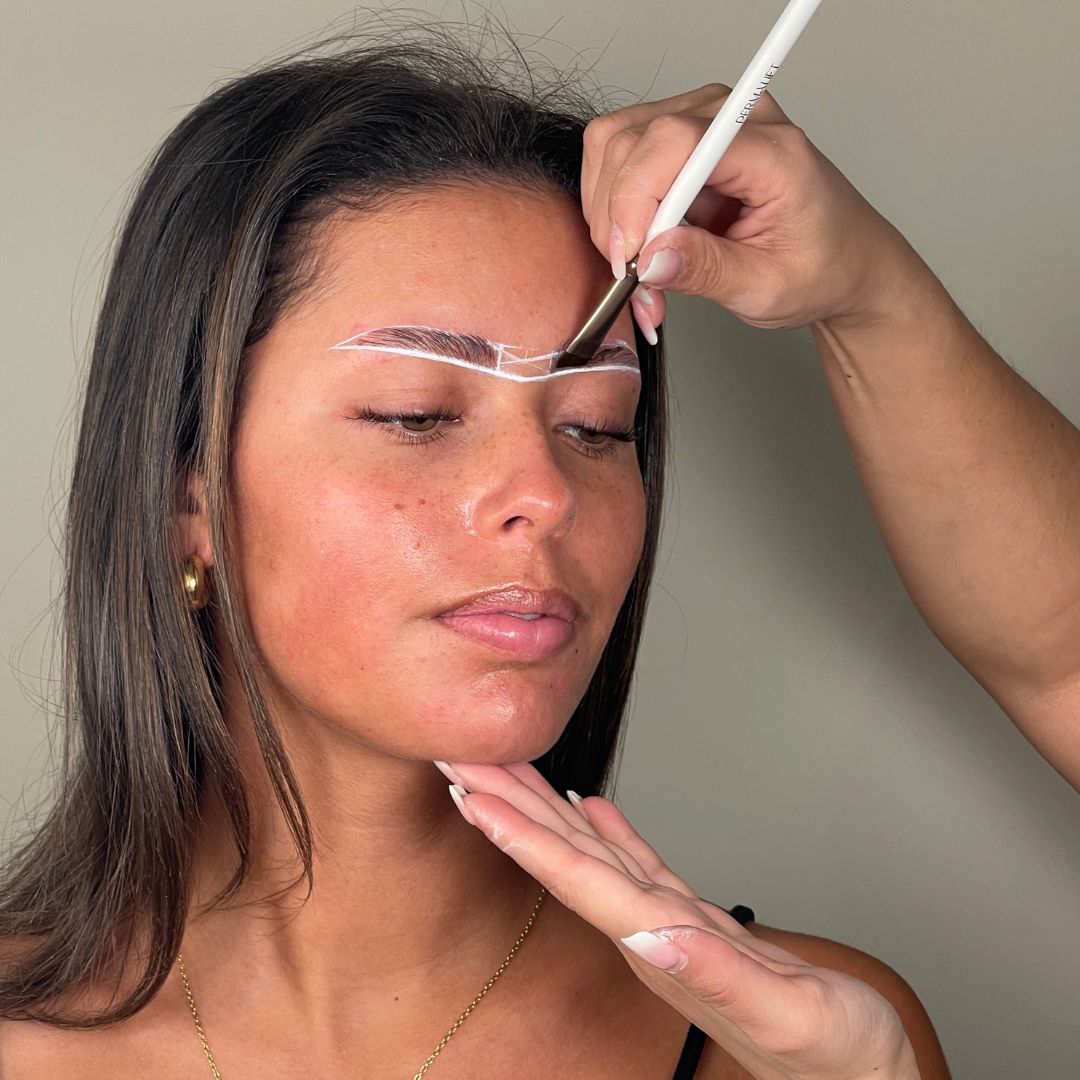 Vit/Svart Brow Mapping Tråd