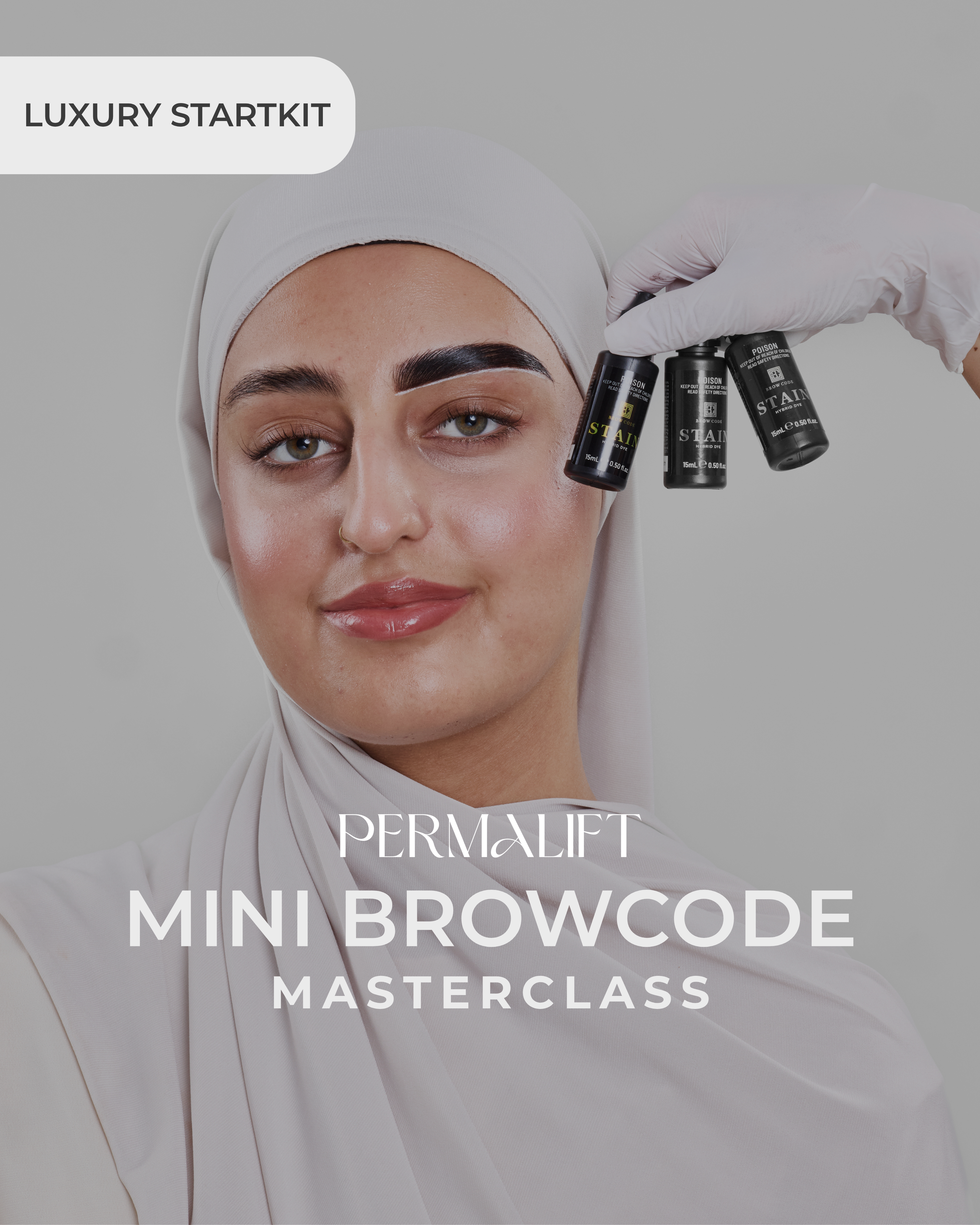 MINI BROW CODE KURS - HYBRIDFÄRGNING  VAX + BRYNMAPPING + BRYNWAXNING 